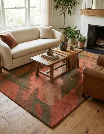 4' x 6' Hand Knotted Nepal Wool Rug