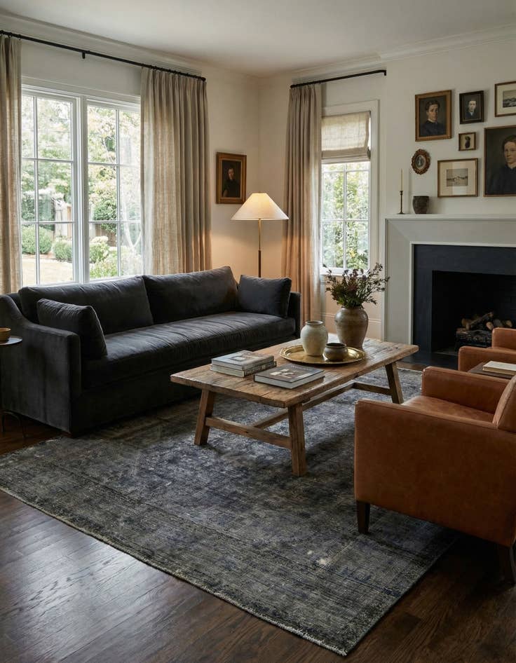 Detail image of 6' 4 x 9' 10  Hand Knotted Ultra Vintage Persian Wool Rug