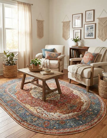 4' x 6' Santiago Oval Rug