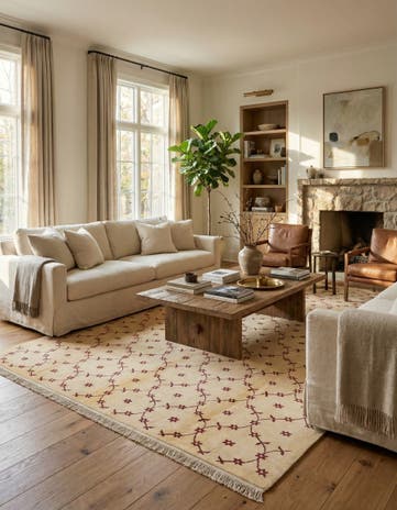 8' 2 x 11' 6 Hand Knotted Darya Wool Rug