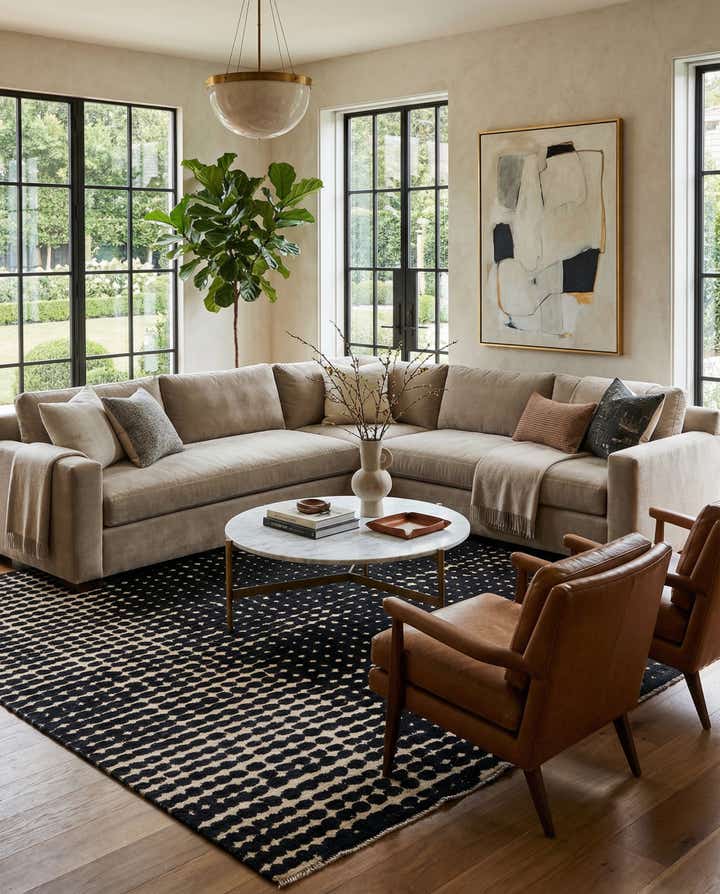 7' 10 x 10' 5 Hand Knotted Darya Wool Rug