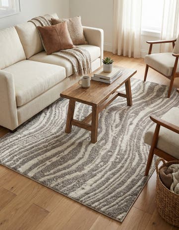 Cloud Gray Sepia Rug