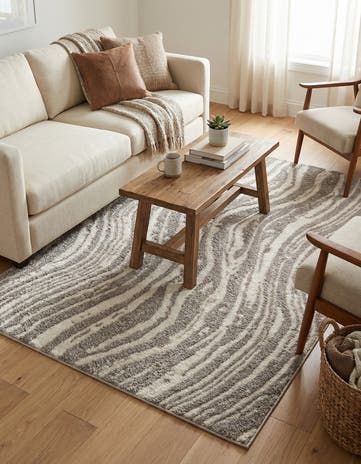Cloud Gray Sepia Rug