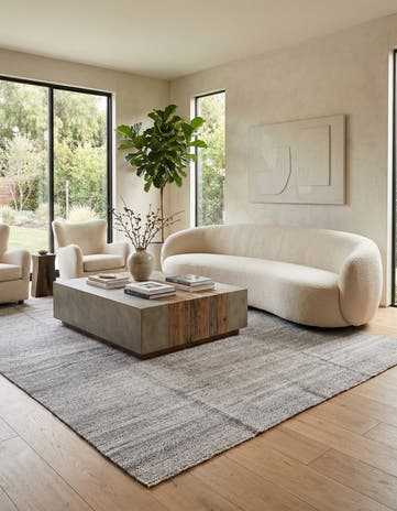 9' x 11' 9 Hand Woven Kilim Modern Wool Rug