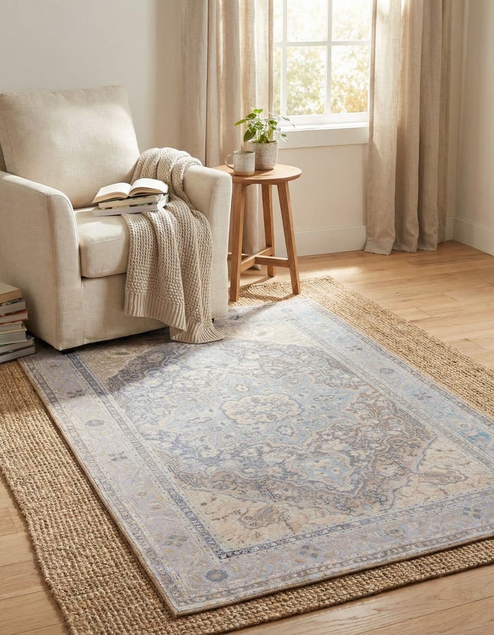 3' 6 x 5' 6 Washable Timeless Rug
