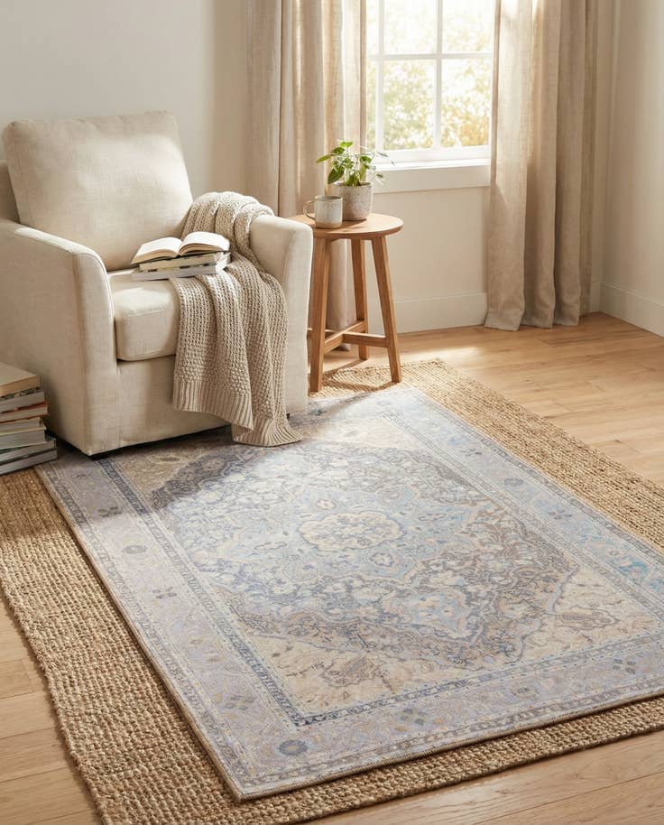 Detail image of 3' 6 x 5' 6 Washable Timeless Rug