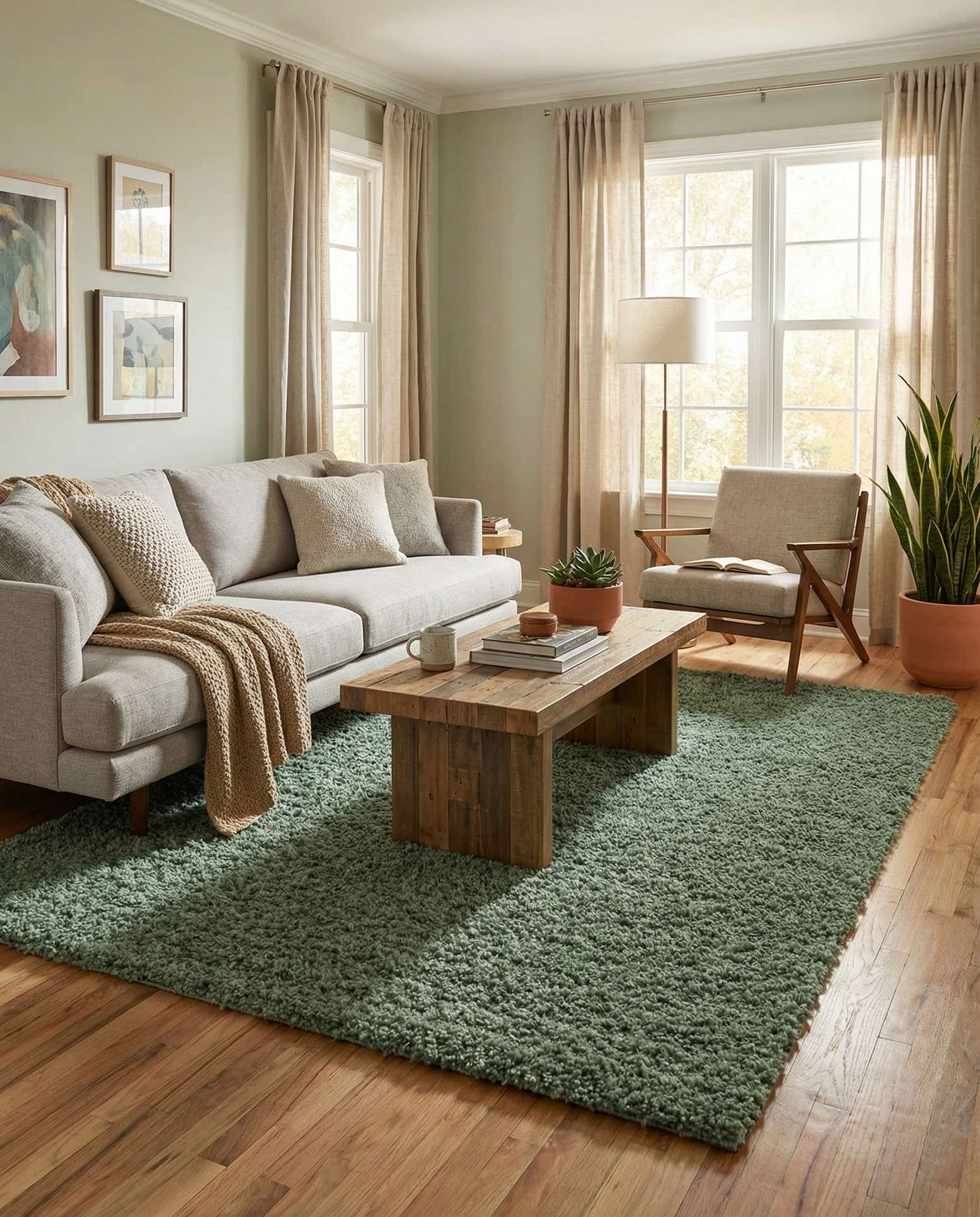 7' 10 x 10' Zermatt Shag Rug