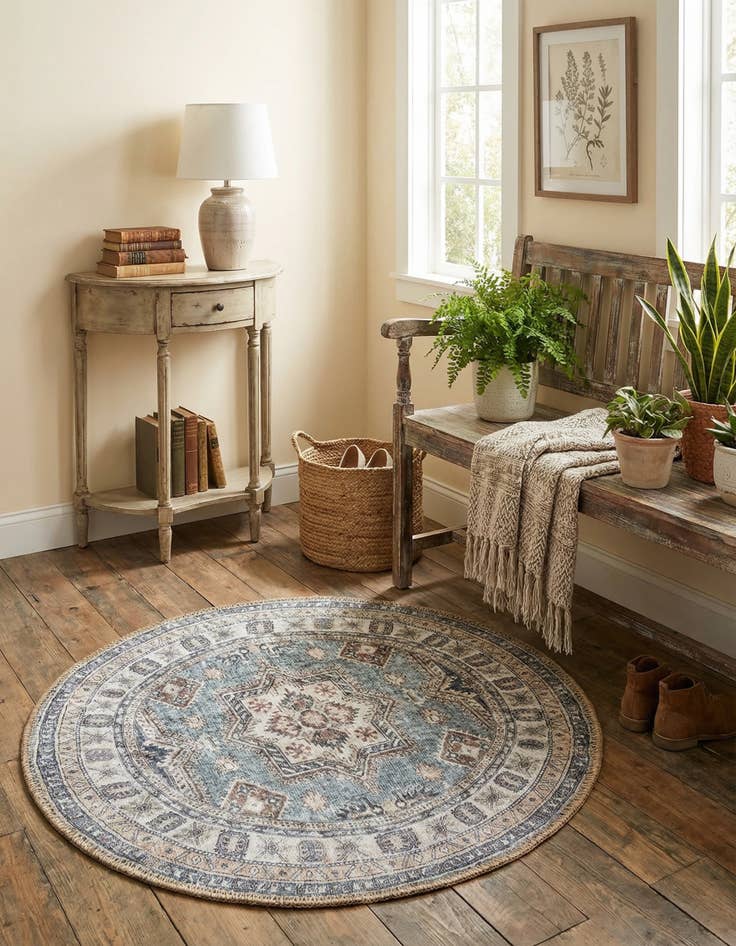Detail image of 2' x 2' Timeless Round Rug