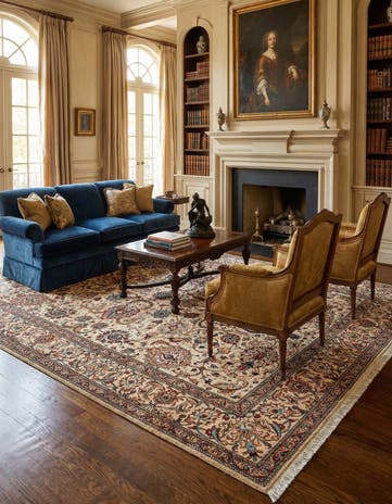 7' 10 x 11' 4 Tabriz Wool Rug