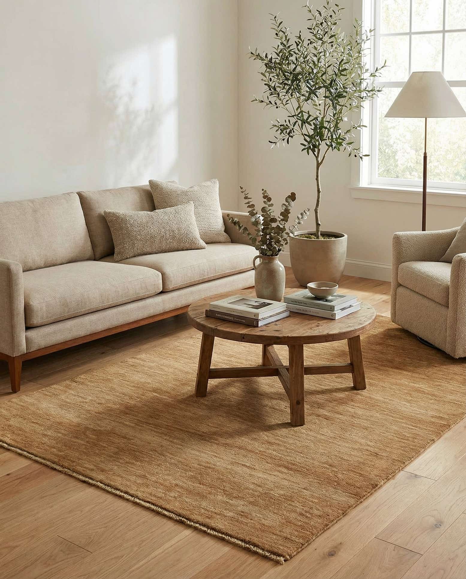 4' x 5' 10 Hand Knotted Modern Ziegler Rug