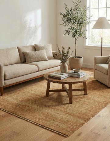 4' x 5' 10 Hand Knotted Modern Ziegler Rug