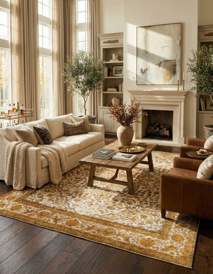 Detail image of 9' 10 x 13' 5  Hand Knotted Ultra Vintage Persian Wool Rug