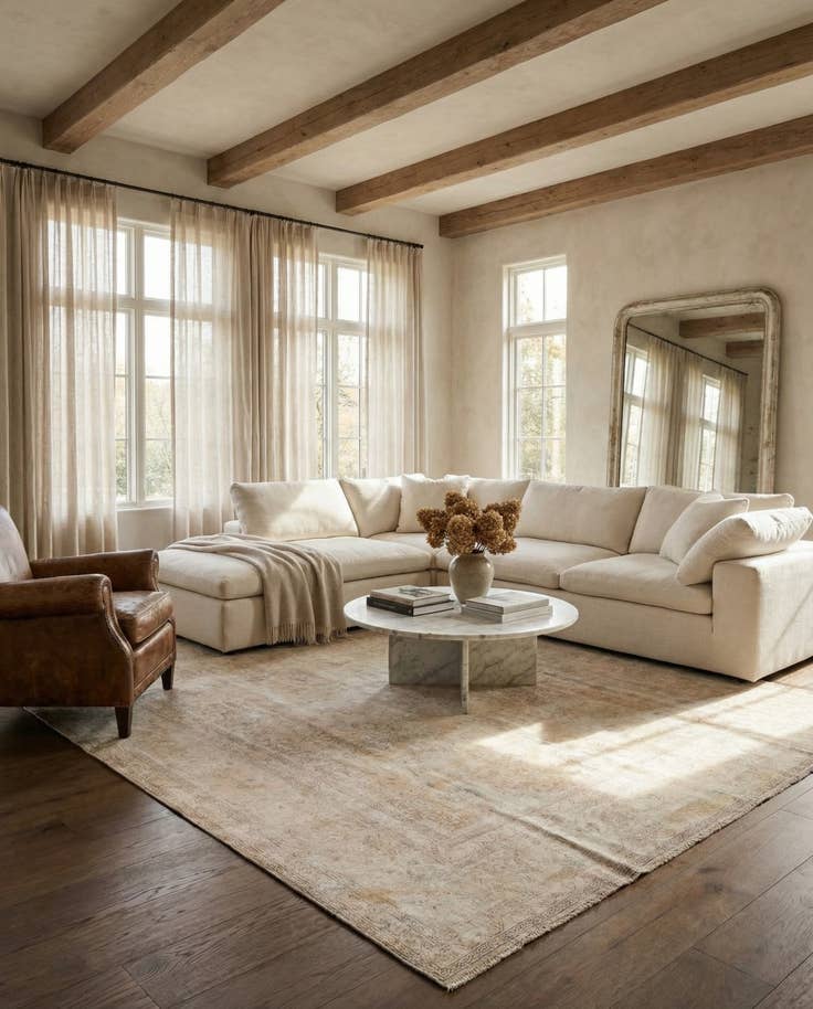 Detail image of 8' 8 x 12' 3 Hand Knotted Ultra Vintage Persian Wool Rug