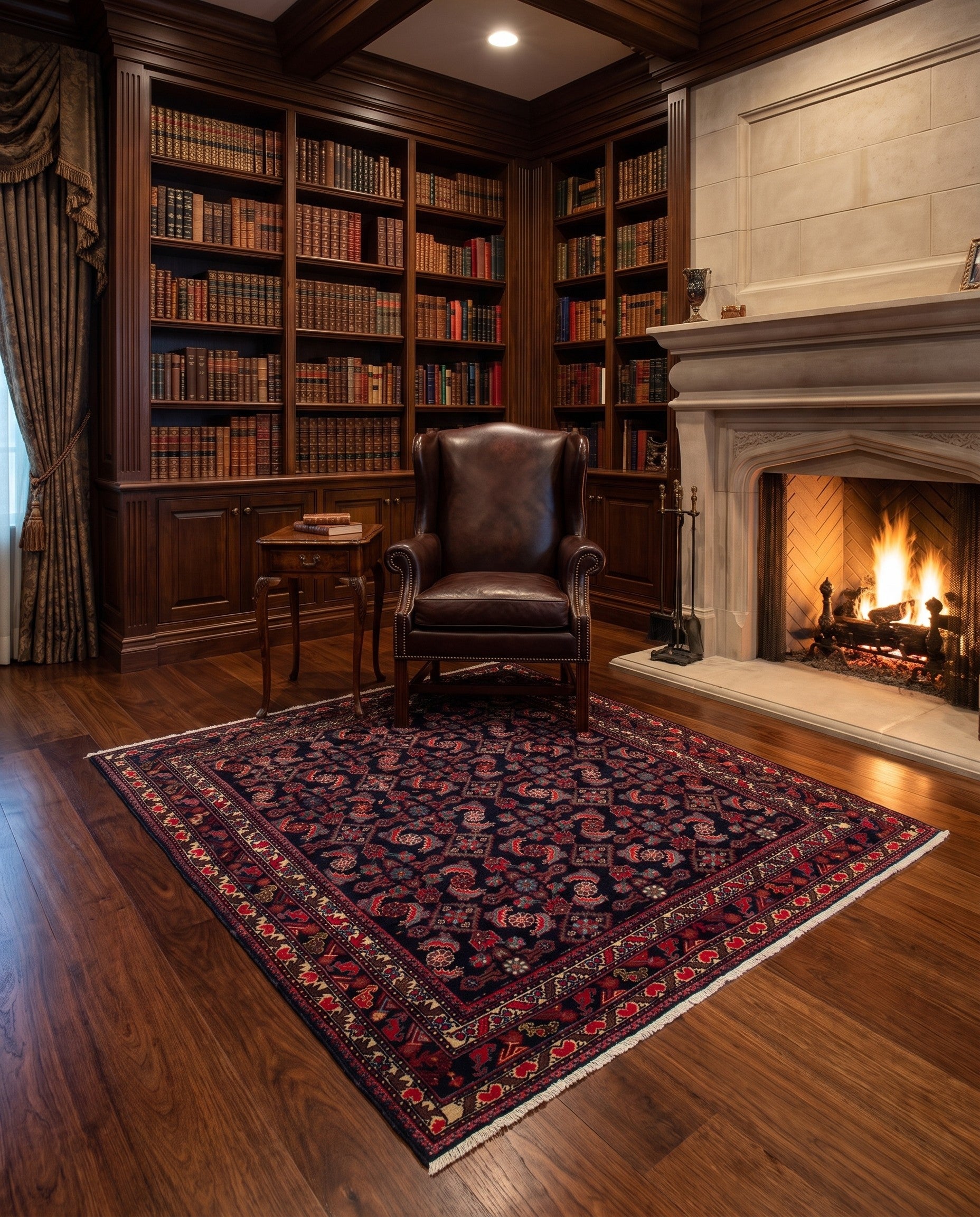 5' 3 x 6' Hand Knotted Armanibaff Persian Rug