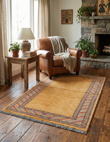3' 1 x 5' Hand Knotted Kashkuli Gabbeh Oriental Wool Rug