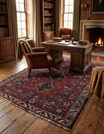 5' 6 x 7' 8 Ghashghai Wool Rug