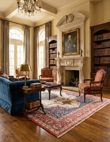 6' 5 x 9' 4 Hand Knotted Ariana Ziegler Oriental Rug
