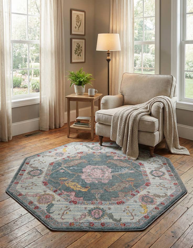 Detail image of 4' x 4' Paragon Octagon Rug