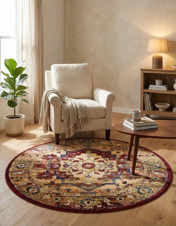 5' x 5' Kennedy Round Rug