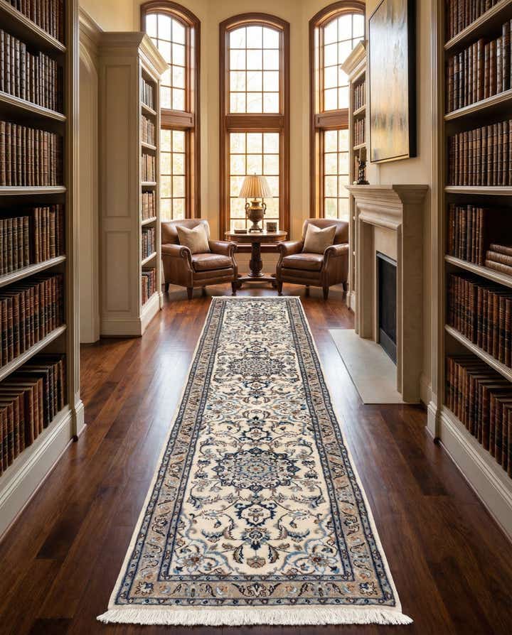 1' 11 x 10' Kashmar Wool Runner Rug