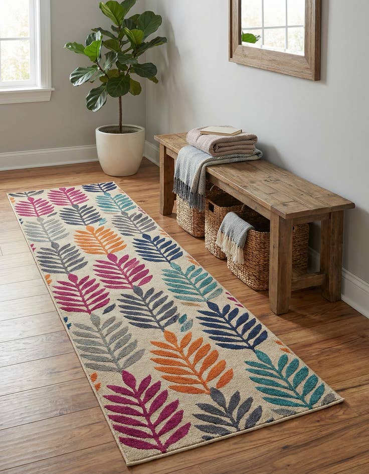 Detail image of  2' x 6'  Washable Aruba Indoor / Outdoor Runner Rug