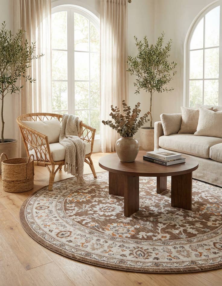 Detail image of  7' 10 x 7' 10 Charlotte Round Rug