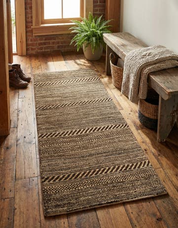 2' 1 x 4' Hand Knotted Kashkuli Gabbeh Oriental Wool Runner Rug
