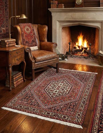 2' 6 x 3' 6 Hand Knotted Bidjar Persian Wool Rug