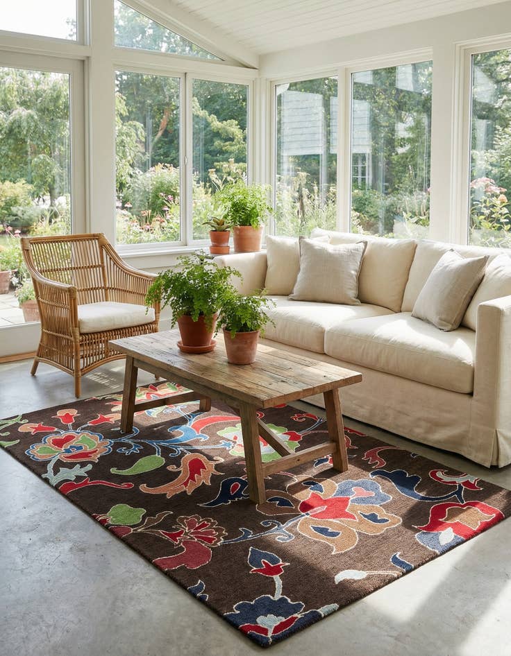 Detail image of 5' 1 x 8' Luna Rug