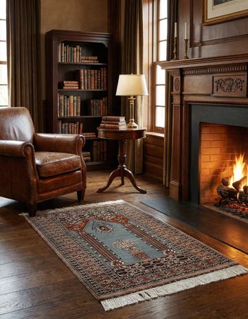 2' 7 x 3' 11 Hand Knotted Bokhara Wool Rug