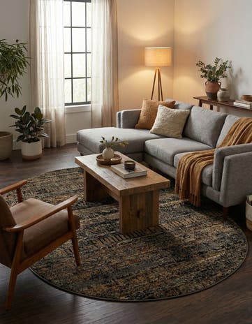 4' 1 x 6' 1 Saturn Oval Rug