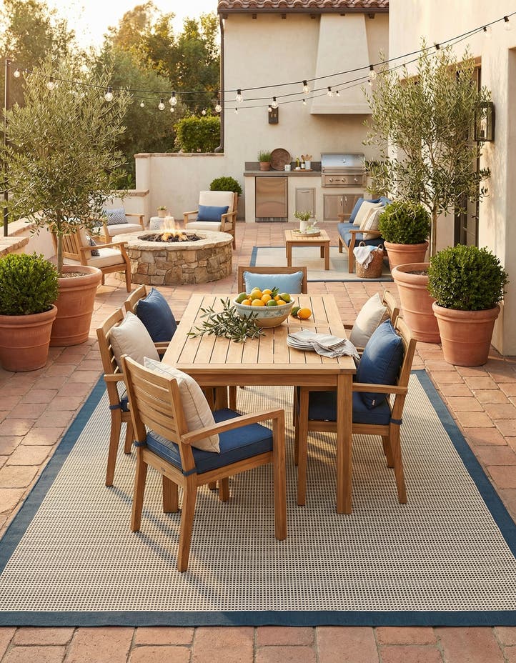 10' x 14' Easy-Clean Border Indoor / Outdoor...