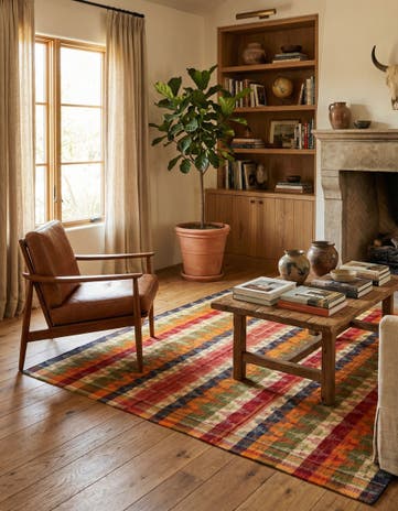 4' 11 x 6' 11 Jajim Wool Rug