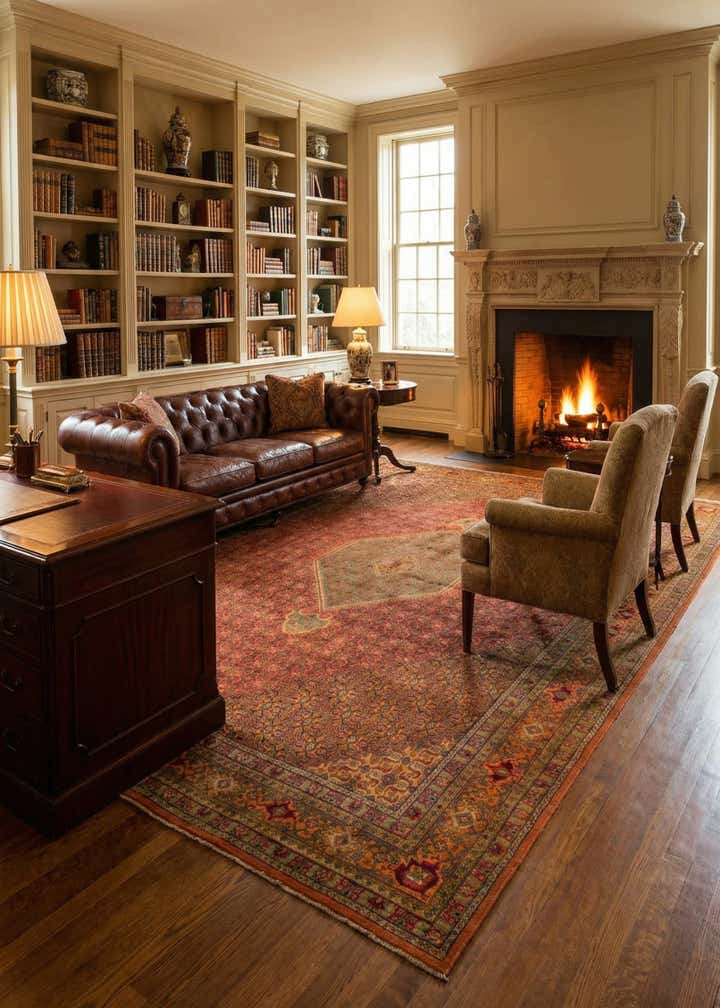 9' 7 x 12' 3 Hand Knotted Bidjar Persian Wool Rug