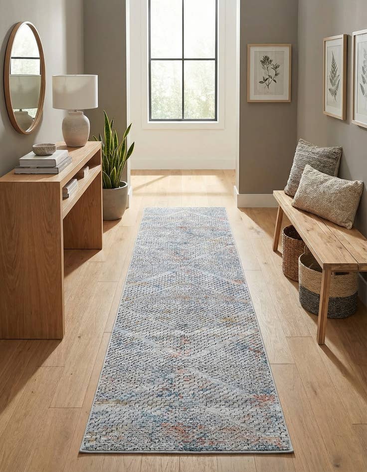 Detail image of  2' 7 x 10' Leipzig Runner Rug