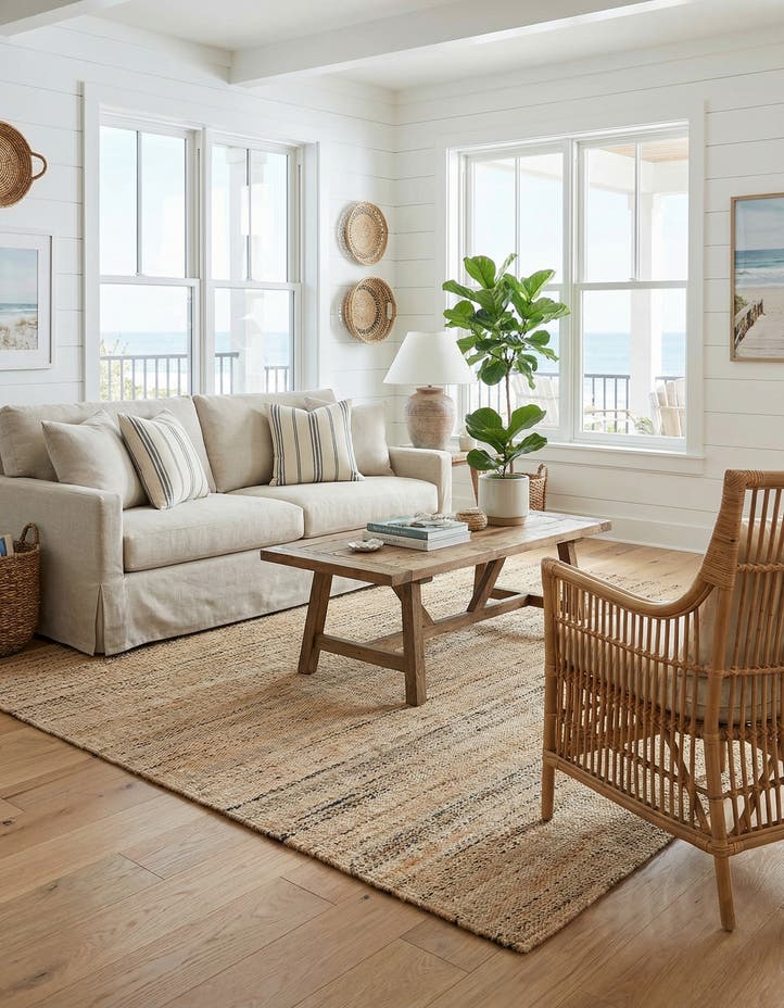 7' 10 x 7' 10 Palm Beach Jute Square ...