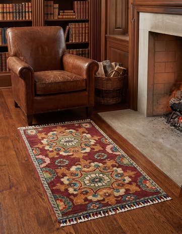 1' 9 x 3' 7 Hand Knotted Ariana Ziegler Rug