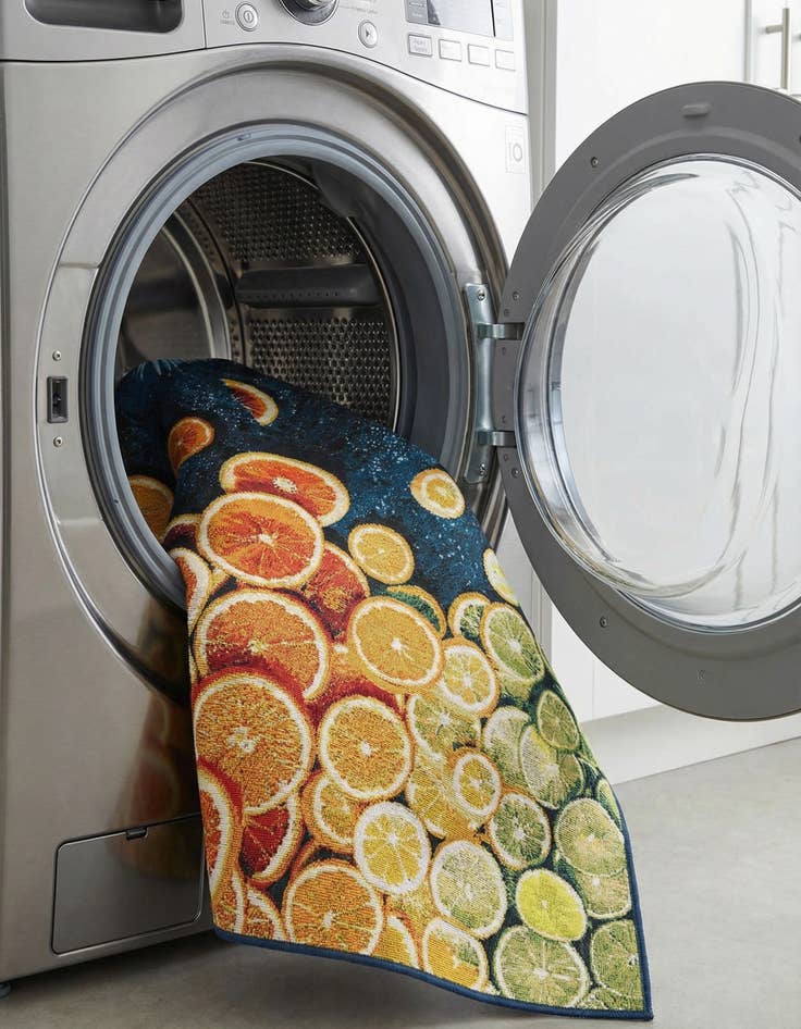 Detail image of  4' x 6'  Washable Coastal Indoor / Outdoor Rug