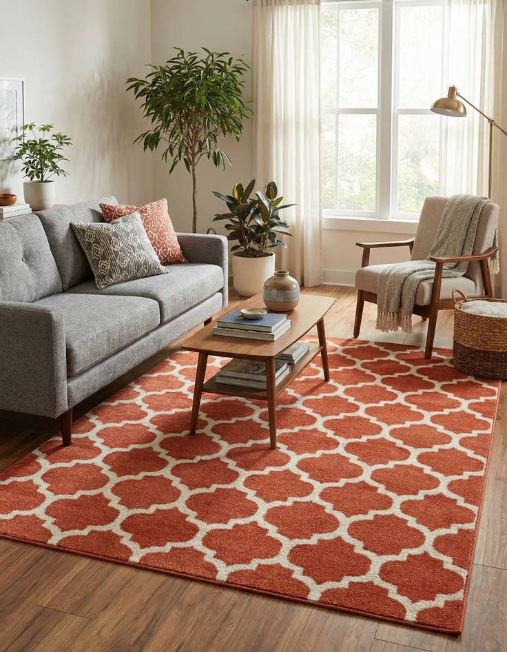 Detail image of  7' x 10' Lattice Rug