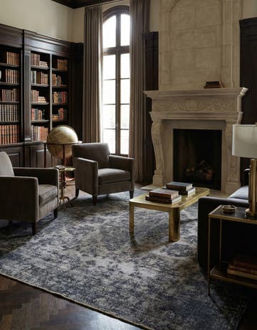 9' 10 x 12' 9 Vintage Royal Wool Rug