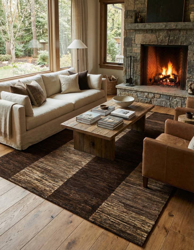 Detail image of 6' 5 x 9' 9  Hand Knotted Kashkuli Gabbeh Wool Rug