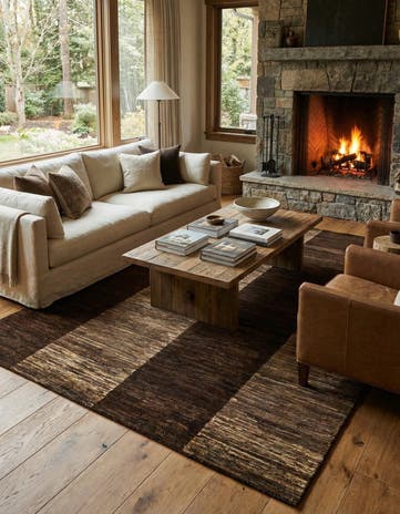 6' 5 x 9' 9 Hand Knotted Kashkuli Gabbeh Wool Rug