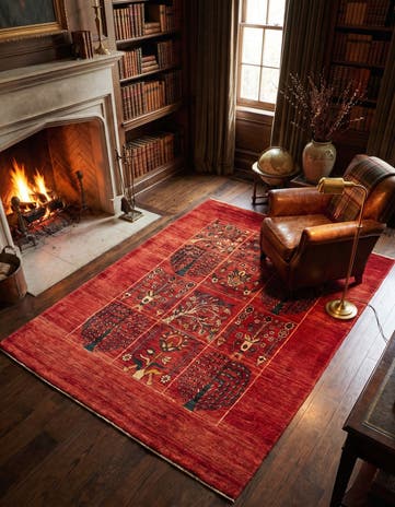 4' 8 x 6' 7 Kashkuli Rug