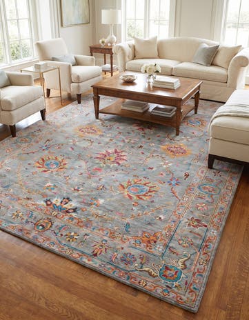 6' x 8' 4 Hand Knotted Ariana Ziegler Rug