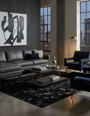 5' x 8' Cowhide Stocks Rug