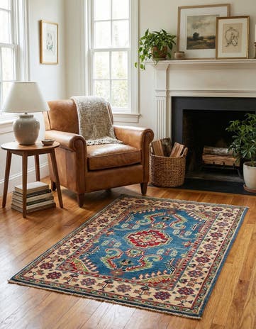 2' 8 x 4' 2 Hand Knotted Kazak Rug