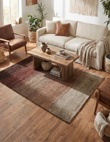4' 3 x 5' 11 Hand Knotted Kashkuli Gabbeh Wool Rug