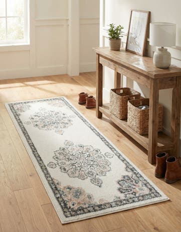 Ivory Parker Runner Rug
