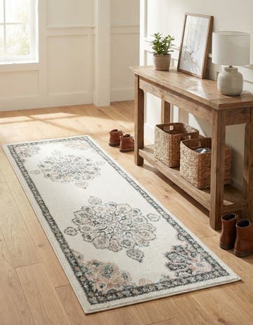 Ivory Parker Runner Rug