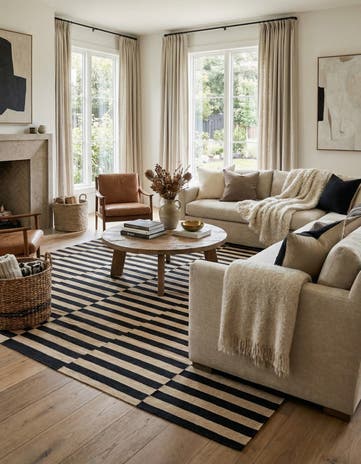 8' 5 x 11' 4 Hand Woven Kilim Modern Wool Rug